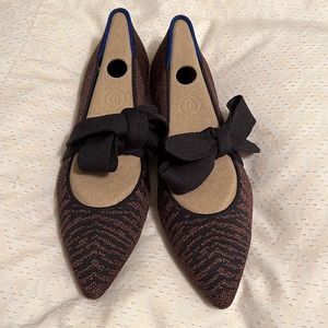 Rothy’s Mary Jane Pointed Twilight Metallic NWT